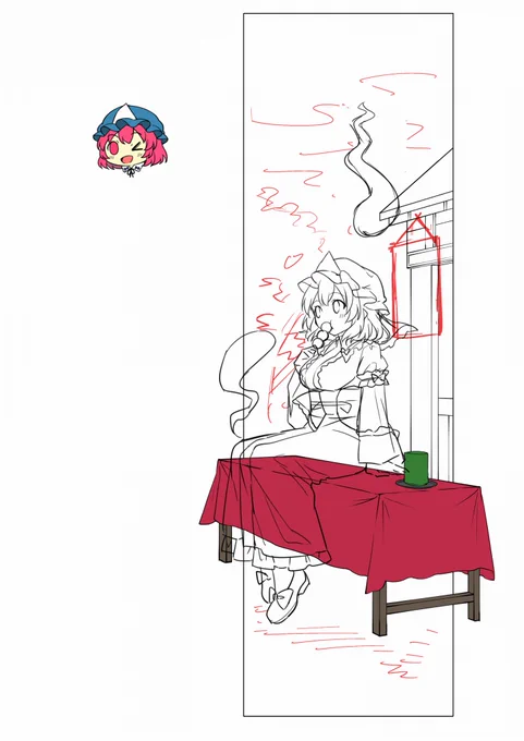 背景込みのイラスト久しぶりかもしれない 