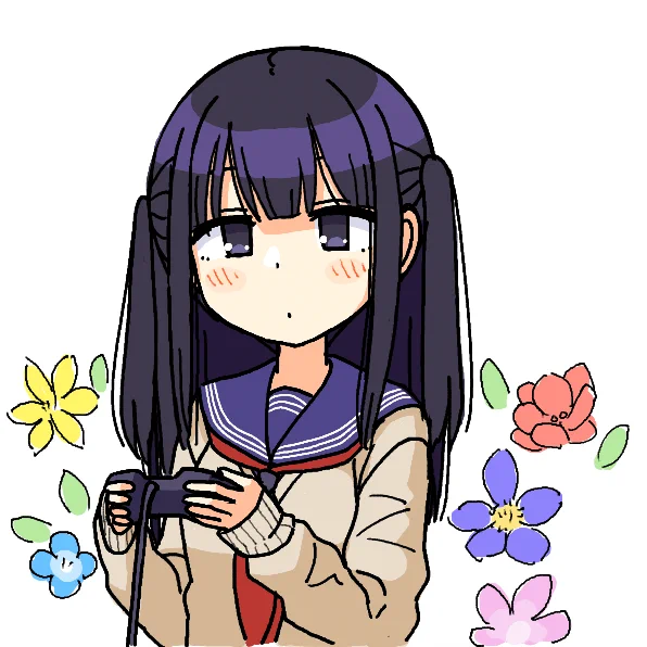 野良の絵チャで描いたJK#女子高生#イラスト 