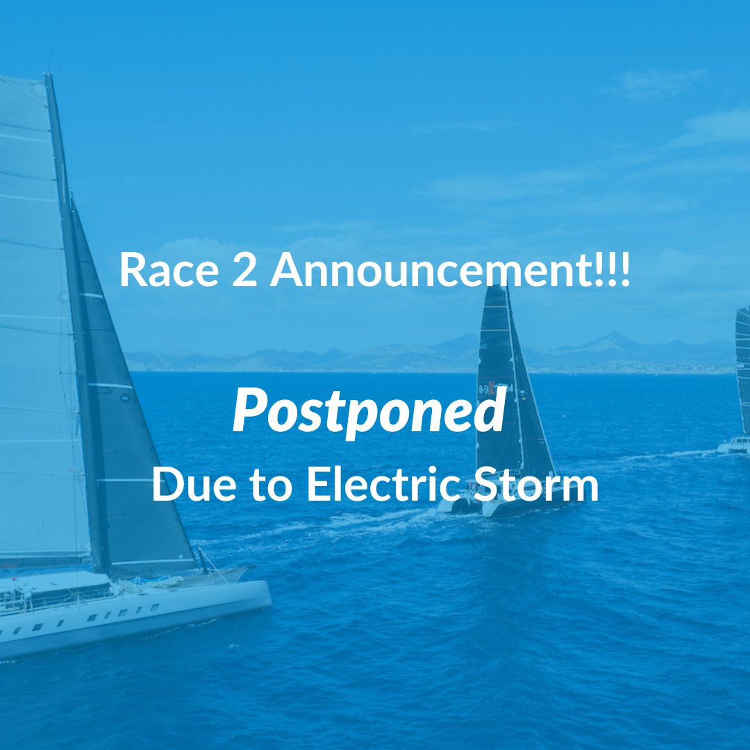 multihullcup's tweet image. Race 2 - Update

The race has been postponed due to an electric storm.

#multihullracing