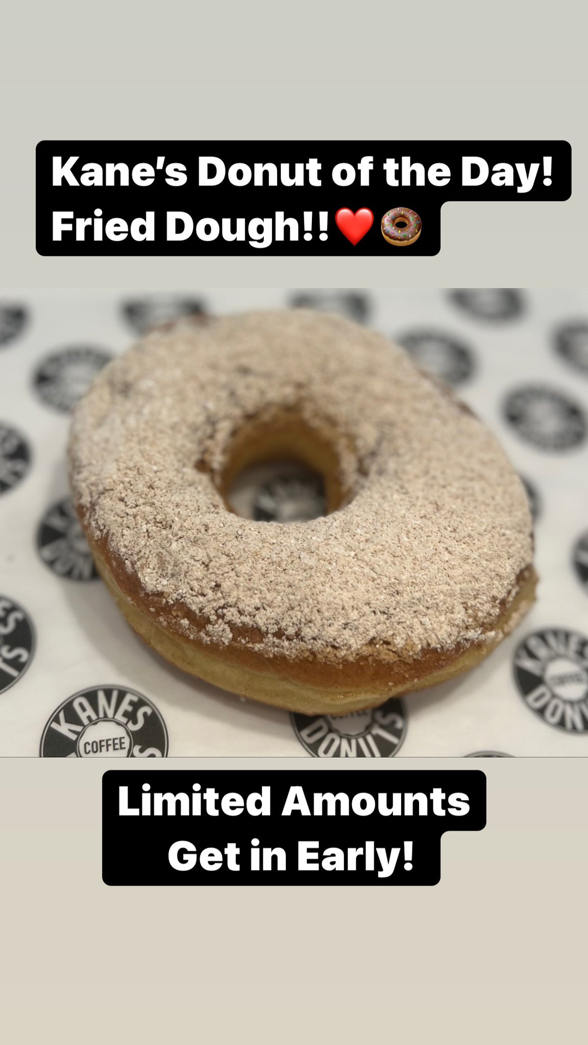 Kane’s Donuts on Twitter "Good Morning! Kane’s Donut of the Day Fried