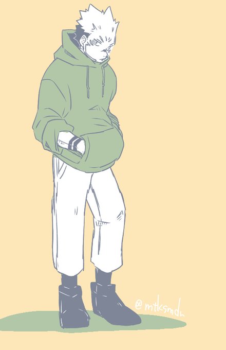 悩んだ末結局パーカーになりました>私服オーバーサイズの服とか可愛いじゃないですか。ベースは虎なので可愛い。素行はあれでも。あとはね～帽子とかピアスとか小物を足してあげられるセンスがあればよかったよね…(過去形 