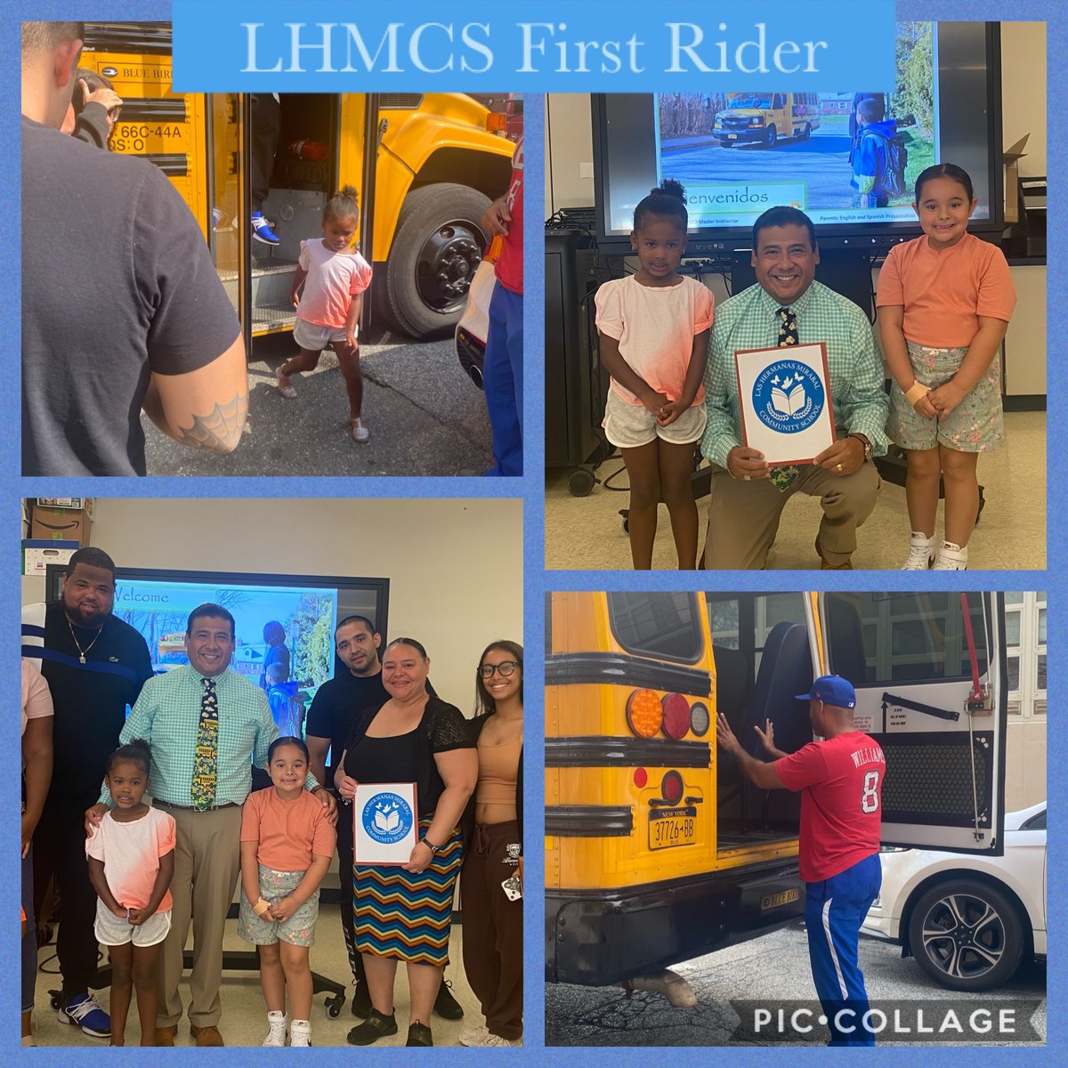 Our school year started by welcoming our LHMCS families to our First Rider Program
<a href="/YPScommunity/">Yonkers Community Schools</a>
@studentsuccess
@YSchool9
<a href="/CityofYonkers/">cityofyonkers</a>
<a href="/YonkersSchools/">Yonkers Public Schools</a>
<a href="/quezada1229/">Dr. Edwin M. Quezada</a> 
<a href="/RcollinsJudon/">RoseAnne Collins-Judon</a> @RevPresidentYPS
<a href="/MayorMikeSpano/">Mayor Mike Spano</a>
<a href="/DOEChancellor/">Chancellor Melissa Aviles-Ramos</a>