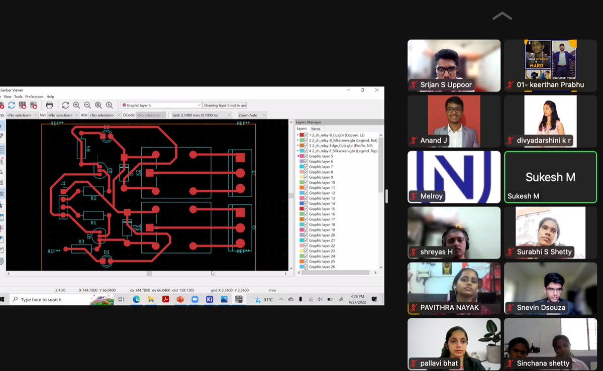 communityofCI's tweet photo. PCB Designing workshop for Creators, makers, and Innovators
We loved hosting all of you in this intensive 3 Hr workshop. 
Visit your nearest CIIPDC center to become extraordinary. CIIPDC now available at Mangalore, Bangalore and Udupi. 

#collegeinnovators #CIIPDC #pcb #workshop https://t.co/pOXnR3qCjN