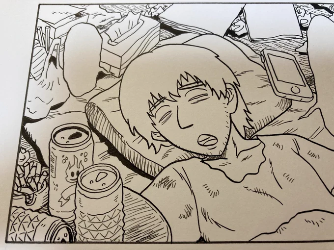 独り身男の部屋を描くのは楽しいぜ 