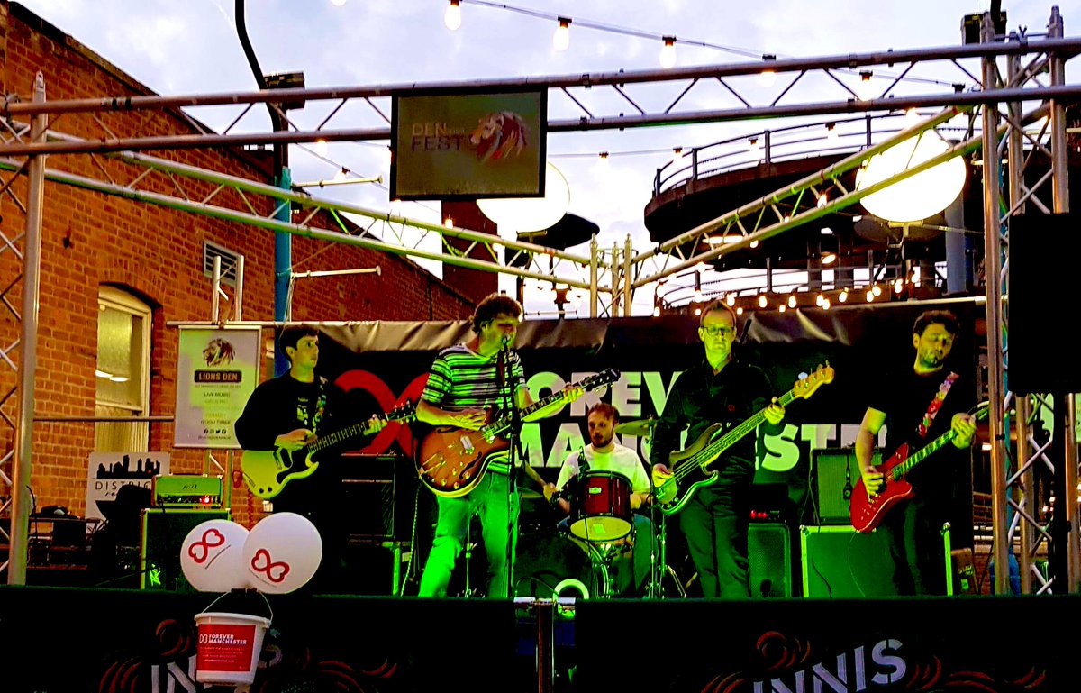BSRevolver's tweet photo. #Denfest - Day 1 of 3 complete at @LionsDenMcr - absolute mega evening. The party continues today and tomorrow…. 🥳🎶 https://t.co/C8Aq2UWnCQ