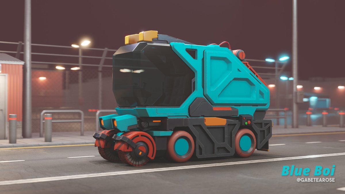 AurelienSza's tweet image. Blue boii is here!! #Blender3d #b3d #3dart