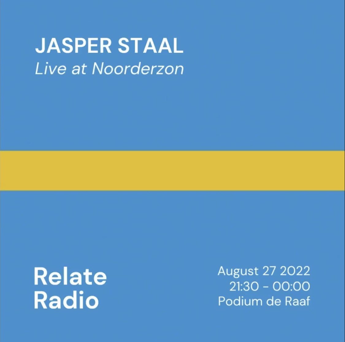 Relate Radio (@relateradio) on Twitter photo RelateRadio.com will close the last evening on stage de Raaf in style, with performances by deejay Irie (19:00) and Jasper Staal (21:30.) Thanks <a href="/noorderzonnl/">Noorderzon</a> for offering the opportunity. See you at the pond! RelateRadio.com will close the last evening on stage de Raaf in style, with performances by deejay Irie (19:00) and Jasper Staal (21:30.) Thanks <a href="/noorderzonnl/">Noorderzon</a> for offering the opportunity. See you at the pond!