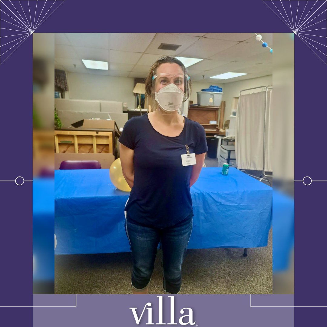 VillaHealthCorp's tweet photo. Last week, the #team from #VillaAtOsseo threw a #goodbye #party for Kristin Faris, #SocialServices #Designee/#PRSC. 🥳
We wish you all the best on your new #adventure! 💜
#Villa #WeMakePeopleBetter
#goodbyeparty #healthcare #eldercare #nursingcare #seniorcare #employee #care https://t.co/QdZJ5HEu3h