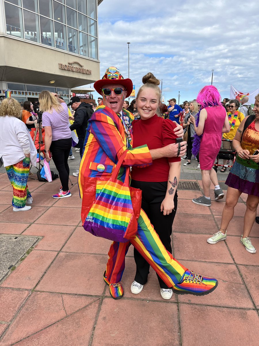 @LCRPride @angelaeagle Excellent day at the first #NewBrightonPride @TomLaing14 @NewBrightonLP