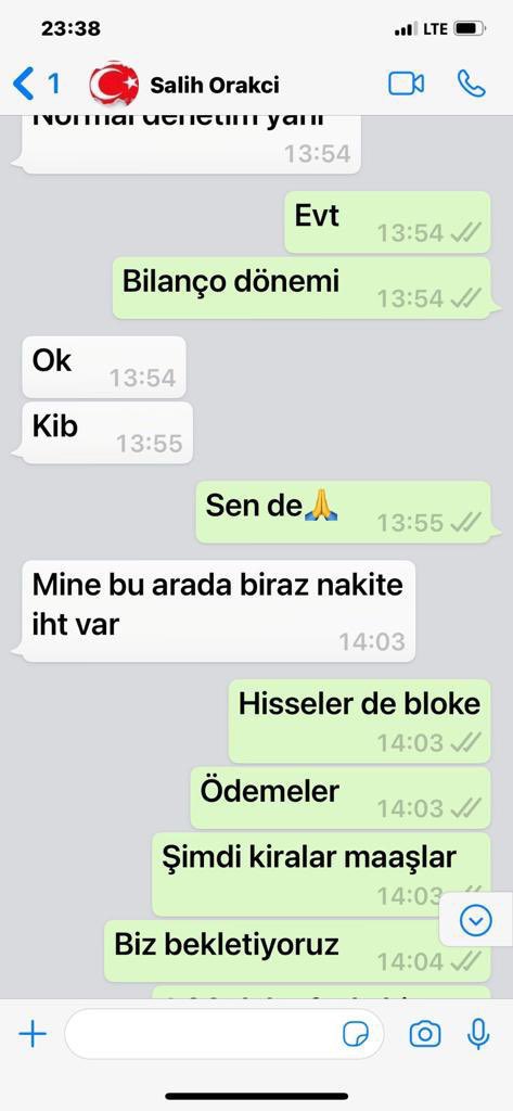 Kim namus ve ahlaktan bahsediyorsa bilin ki en namussuzu ve ahlaksızı o dur!!

Sedat Peker’in rüşvet aldığını ifşa ettiği 
Binali Yıldırım’ın Başdanışmanı Salih Orakçı’nın profil resmi herşeyi özetliyor bayrak vatan din ezan adı altında bütün suçları işleme özgürlüğüne sahipler