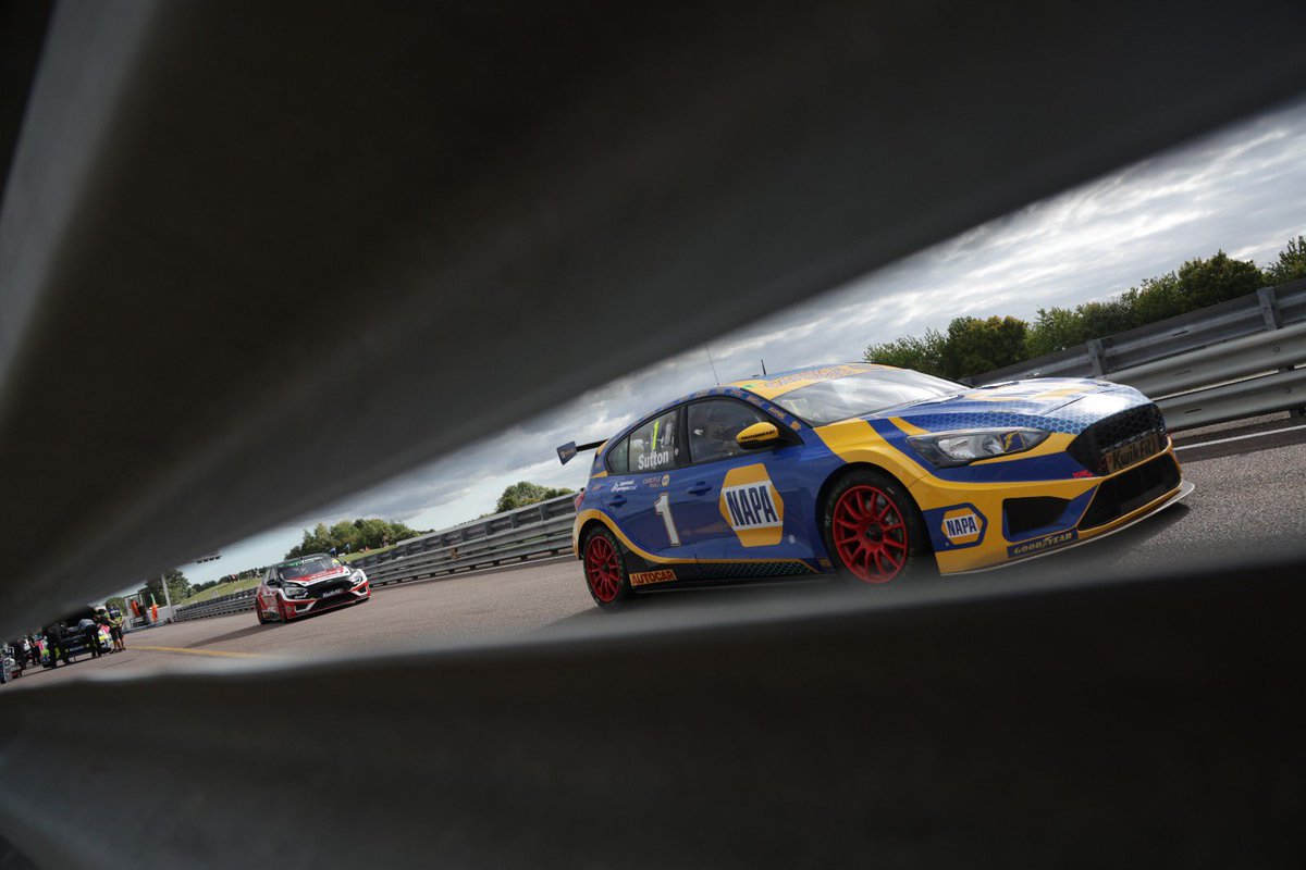 AllianceRaceUK's tweet photo. FP2 ✅

@ASuttonRacing the highest placed #Motorbase runner in P9

All eyes now on final prep ahead of @BTCC qualifying @thruxtonracing from 15.25

Watch it all unfold LIVE online 💻📱🖥 at https://t.co/tt1BxG2SG5 

📸 @JakobEbrey 

#ImWithMotorbase #KwikFitBTCC https://t.co/ZpUhVe0aXD