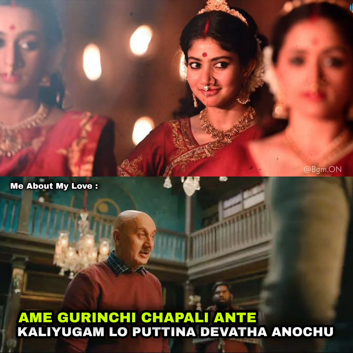 She walks in humility
She shines magnifying love
She embraces the good 
She talks about humanity 

<a href="/Sai_Pallavi92/">Sai Pallavi</a>

#ssr  #shyamsingharoy #SaiPallavi