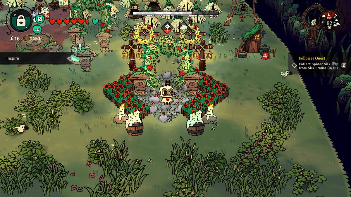 J3welCrown's tweet photo. I made a lil area for the mediation mechanic. I want to draw it, just because I like how it look. If I do , I'll post it
#CultoftheLamb #decoring #lambcult https://t.co/ZJJU3g3U7T