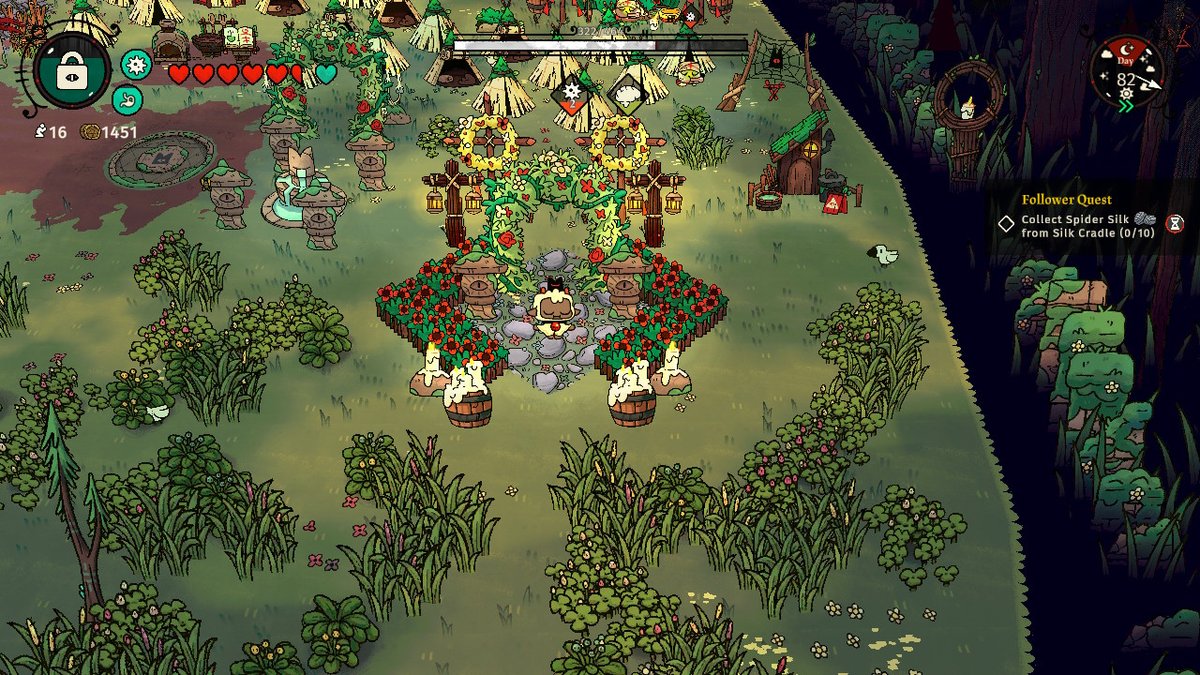 J3welCrown's tweet photo. I made a lil area for the mediation mechanic. I want to draw it, just because I like how it look. If I do , I'll post it
#CultoftheLamb #decoring #lambcult https://t.co/ZJJU3g3U7T