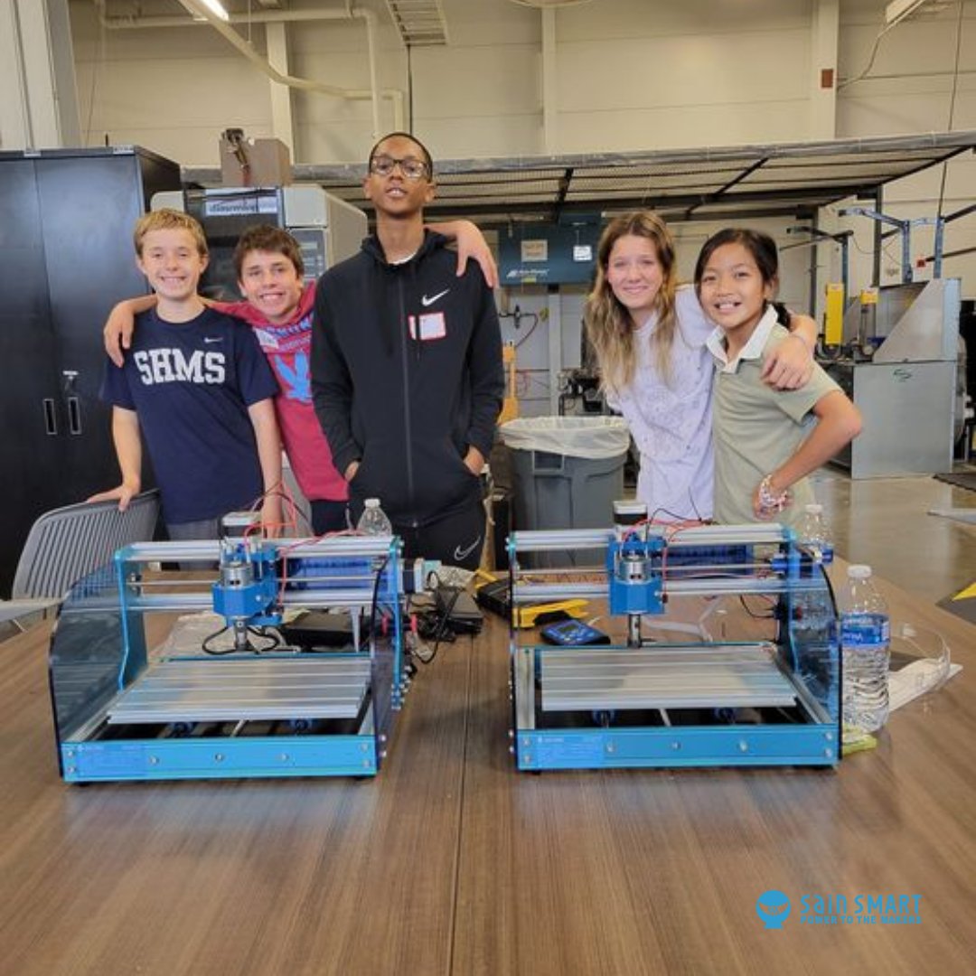 Sain_Smart's tweet photo. "First day middle school CNC workshop" - Ed Tackett

Hit the link to learn more about SainSmart: https://t.co/ZUD88TnkNe

#sainsmart #powertothemakers #genmitsu #cnc #3dprinting #laserengraving #cncmachining #hobbycnc #backtoschool https://t.co/gJHKCewhTB