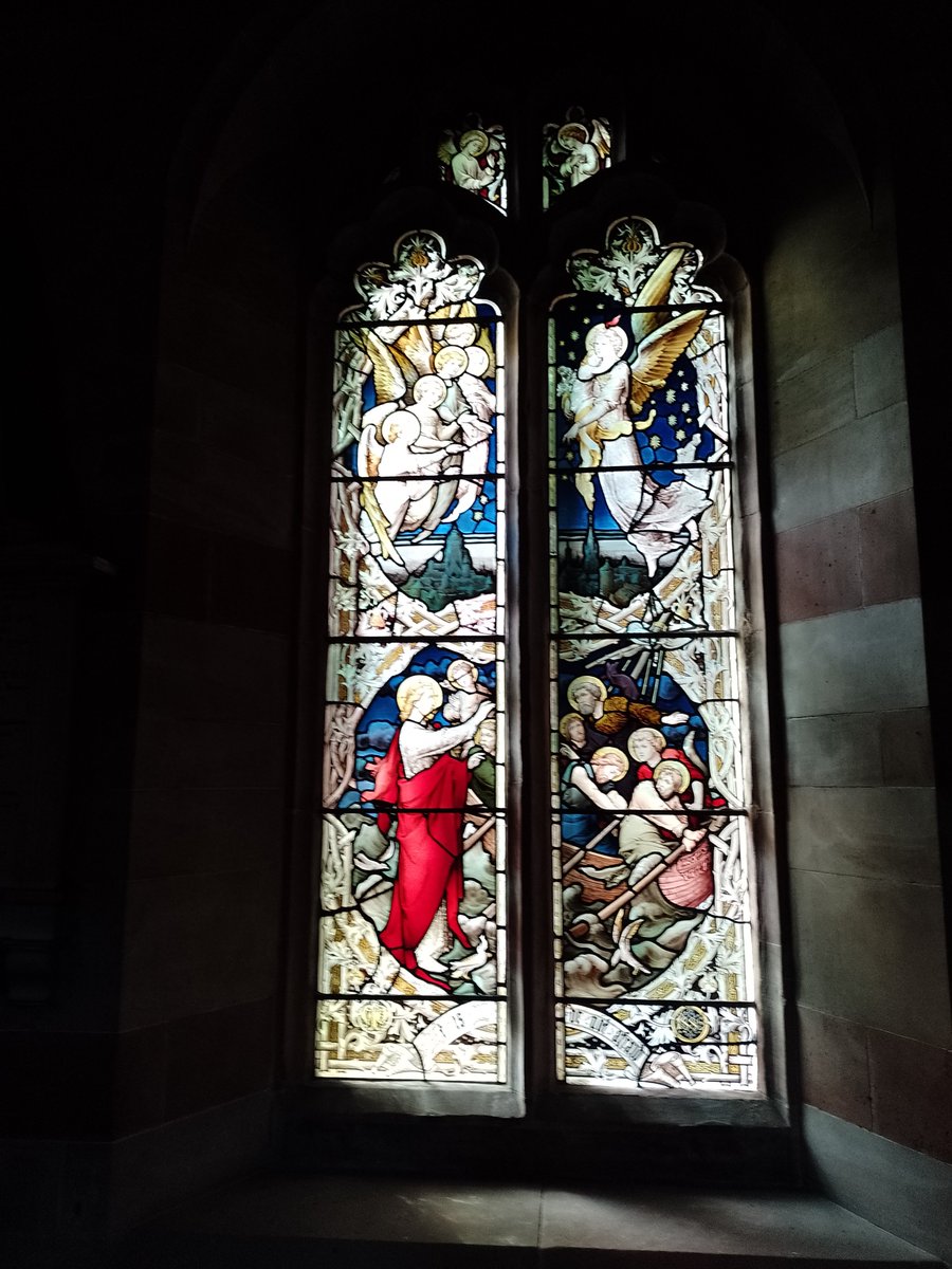 EdgbastonChurch's tweet photo. #stainedglasssummer
"Be ye not afraid.."
One of the many beautiful stained glass windows at St Bartholomew's aka Edgbaston Old Church B15 3TA. https://t.co/sPTDGGNYTQ
