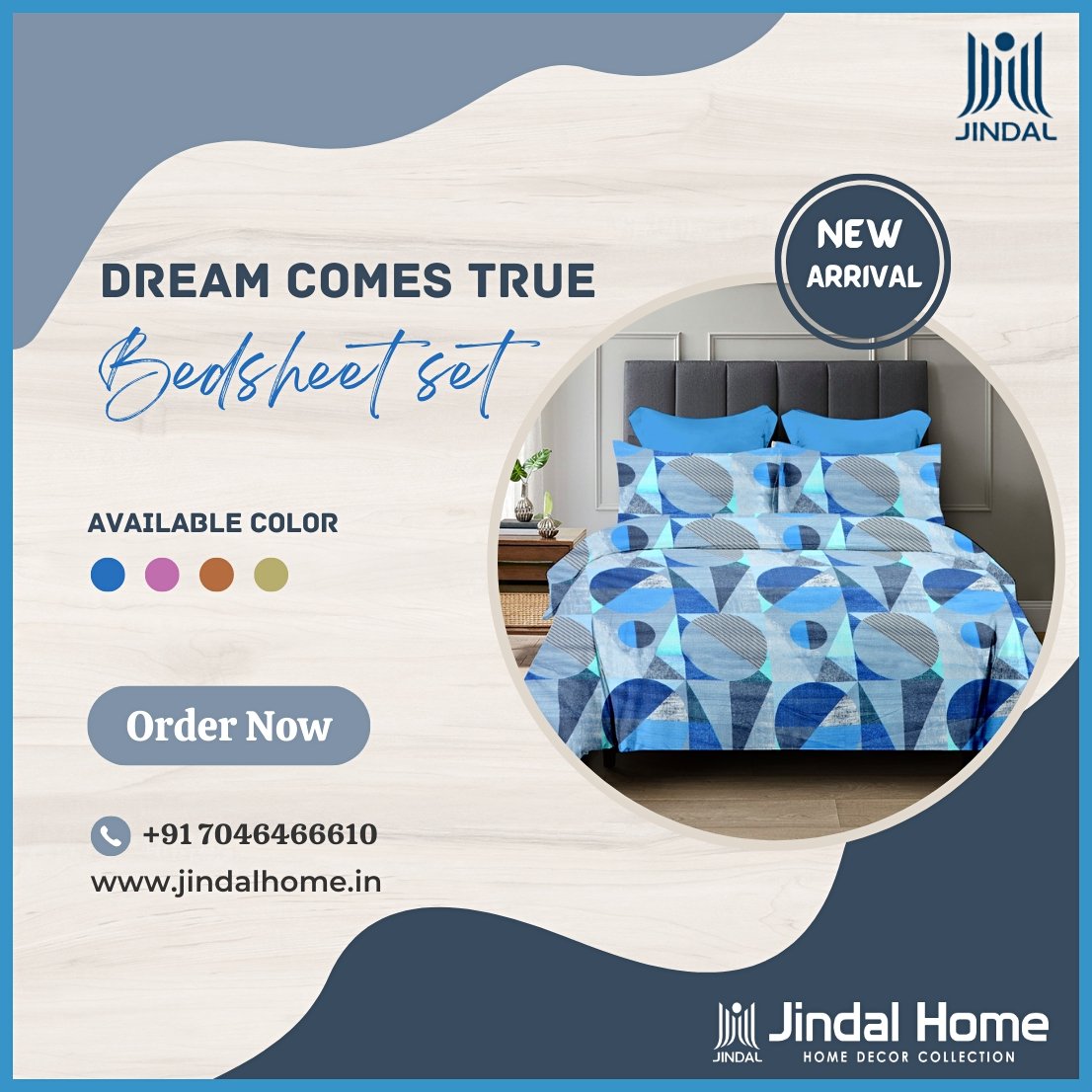 Jindal_home's tweet image. ❇️💥🔥New Arrival🔥💥❇️

💐 Hurry Up...Printed Bedsheets Available....
➡️ New Attractive Designs Available now
🔶 For more information Contact us @
☎️ Mr. Lokesh Joshi: +91 7046466610
🌐 Visit our Website: jindalhome.in
#jindalhome #bedsheetmanufacturer #printedbedsheet