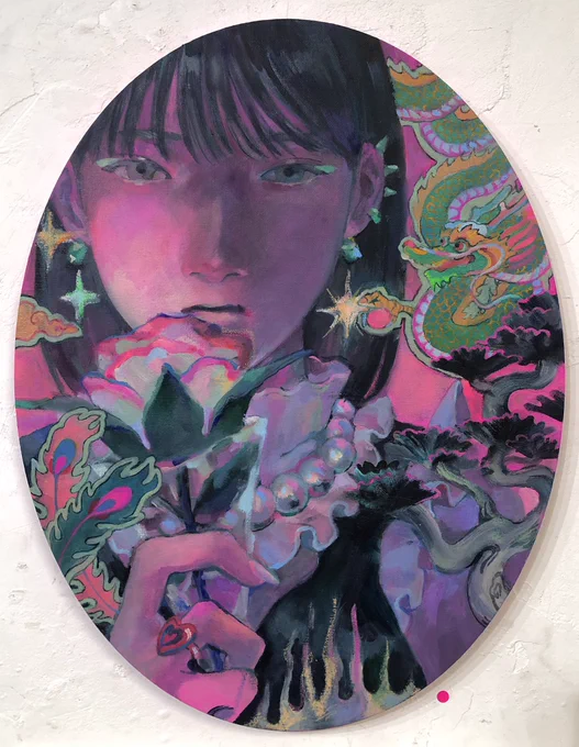 光る薔薇 