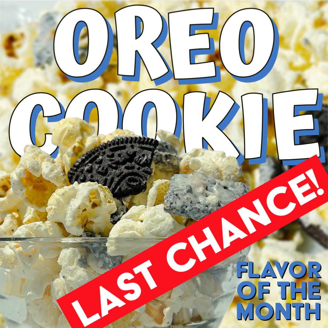 popcornandgifts's tweet photo. Hurry and Pop in for OREO cookie popcorn before time runs out. 

Outer Banks Popcorn Shoppe 🍿 POP IN…we’re in Duck &amp; Corolla 😎 #obxpopcorn #eatmorepopcorn #bestsnackever #ducknc #obx #doducknc #corollanc #obxmade | https://t.co/iMoPQOvCdH https://t.co/GttNXwb4tc