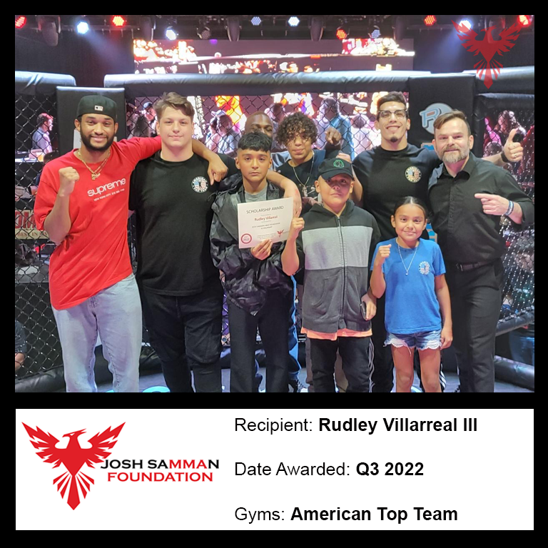 Josh SammanMMA Foundation tweet media