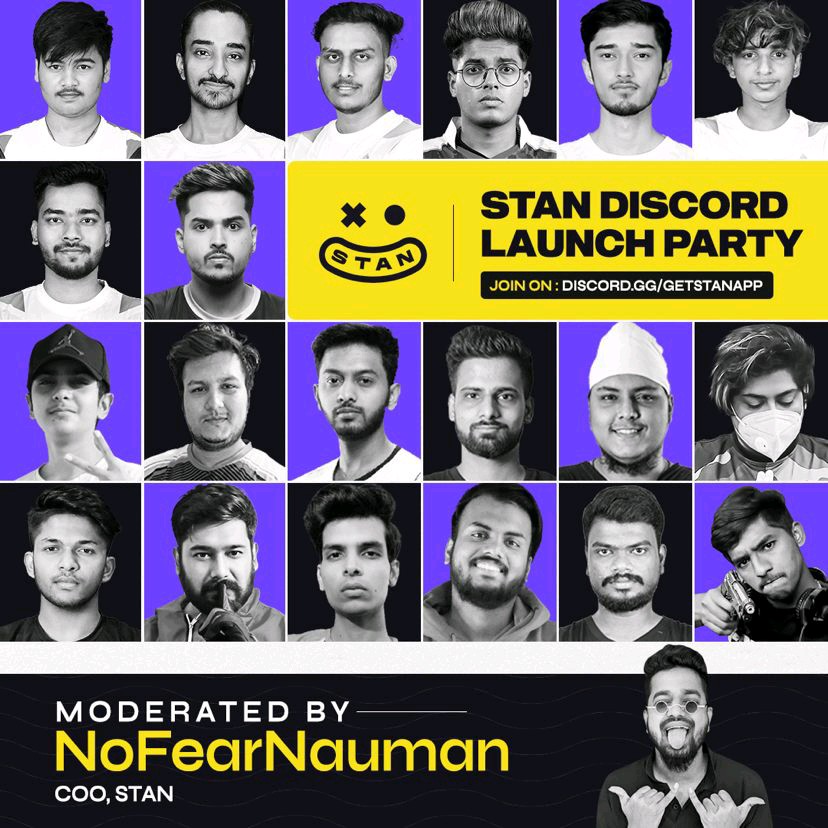 getstanapp's tweet photo. Join us @ 8pm Tonight for the Biggest DC Launch Party 🔥 ever in Web3 Gaming🚀 on Stan official Discord 🎮
#launchparty #ESports #web3community #NotJustaFan 
@nofearnauman https://t.co/rn9G4YuW2g
