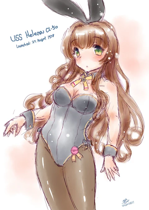 今日ヘレナ進水日か。#艦これ #Helena進水日 