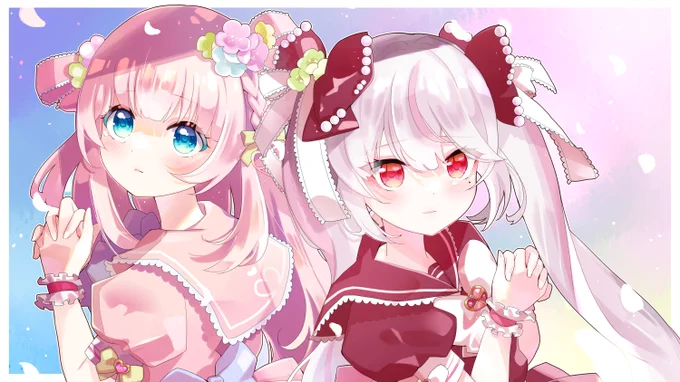 【お仕事】こちらの動画のイラストを描かせていただきました!本当に超絶可愛らしいお二人なので是非見てみてください  
