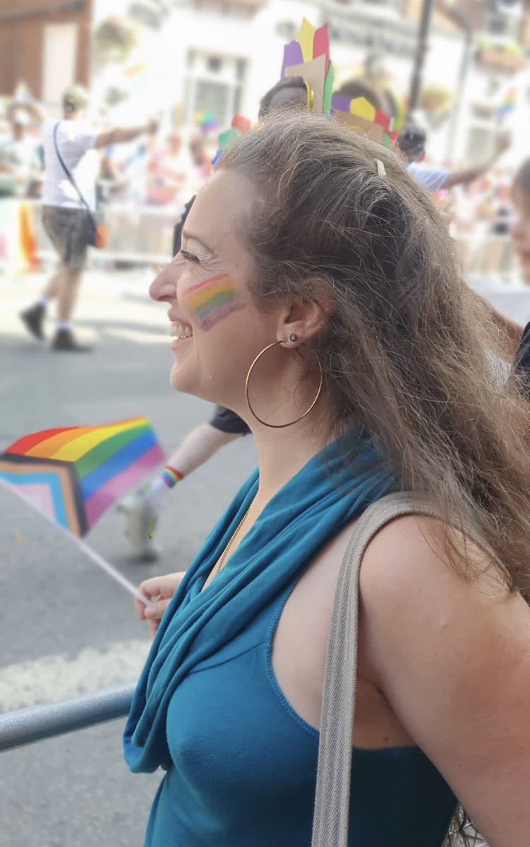 DrEmilyGrossman's tweet photo. Happy Manchester Pride Everyone! 🏳️‍🌈🏳️‍⚧️
I feel so emotional knowing that so many of the people walking down the middle of the road right now beaming and being cheered at by people have so rarely felt they could walk in public with pride and in safety.
#PRIDE #ManchesterPride2022 https://t.co/9Z5i6E5fk5