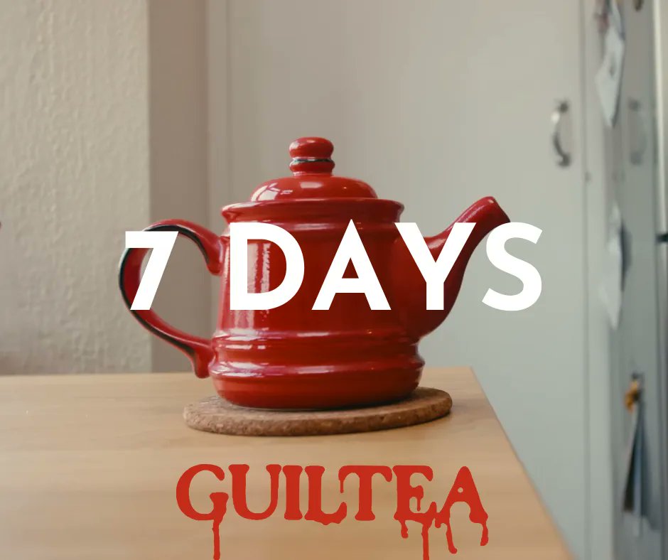 wet_toe_prod's tweet photo. 🔔1 WEEK - WE REPEAT, 1 WEEK TO GO!!🔔 

#Guiltea will be dropping on YouTube a week from today! 

Not long to wait now until Terence the mischievous teapot makes it to your screen! 

#ShortFilm #7DaysToGo #FilmPremier #NewFilm #ComedyShort https://t.co/RTvgq33FBj