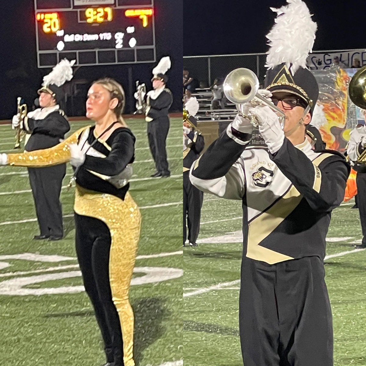 The BBC Marching Sound of Gold’s Rock and Roll Revue show includes a wide array of selections and is uniquely presented! We Will Rock You, Jailhouse Rock, Rock With You, Party Rock Anthem, I Love R and R , Heavy Metal Jam, and R and R All Nite #bbcmhs #LeadingTheWay #dedicatrd