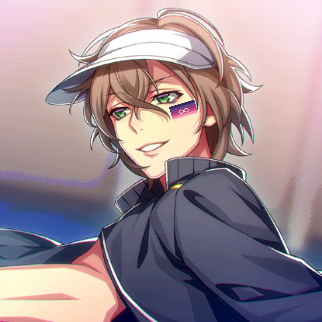 the first autistic cinthean of the day is gentaro yumeno [he/they] from hypmic, he's implied cinthean and autistic [he/him canon pronouns]