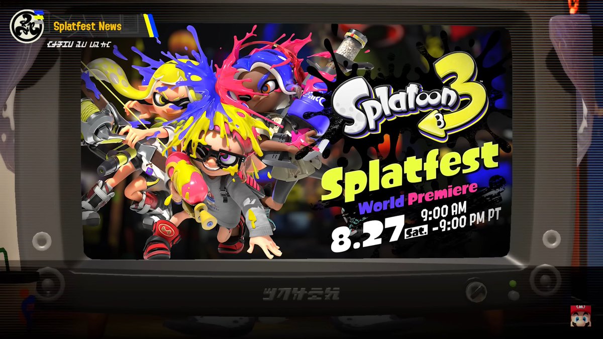 cp_tis's tweet image. Well, I know what I'll be doing for the next couple hours...
#Splatoon3 #GlobalTestFire #Nintendo #VideoGames