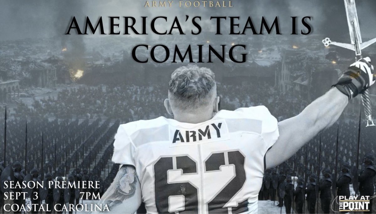 TheBecaPerez's tweet photo. “Leave one wolf alive and the sheep are never safe”
Brace yourself…America’s Team is coming…Exactly 1 week away from kick-off!

⚔️🇺🇸🏴‍☠️⚔️

#NCOT | #LastOfTheHard 
#PlayAtThePoint | #BEATnavy🏴‍☠️ https://t.co/8Pnfhc9HiJ