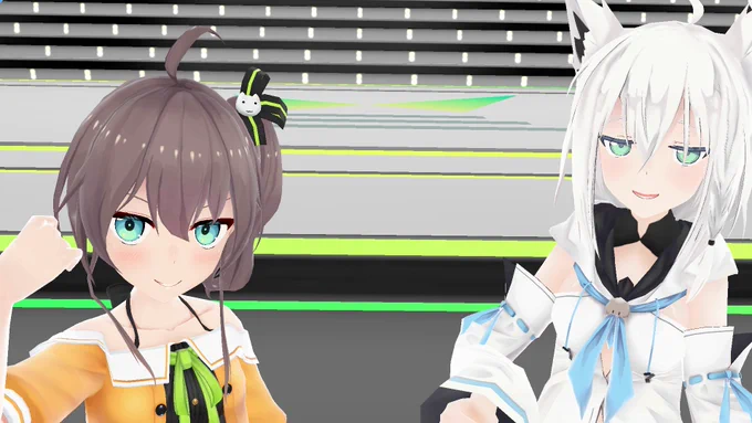 VARKおつこんわっしょーい!!!初参加だったけど本当に……ずっと最高だった……本当に………曲の途中で暗転して急にガチ恋距離になるから心臓五個くらいないなった!!!!早く次回も見たい………見たい…………(禁断症状 #みんなでつくるホロライブ 
