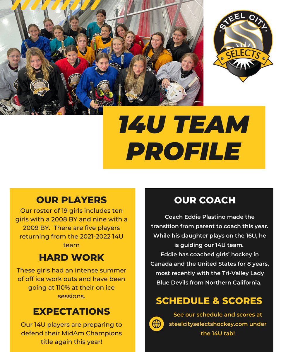 SCSGirlsHockey's tweet photo. Our 14U team has been putting in the work! #123Selects #SCS14U https://t.co/AT7D8uBfRA