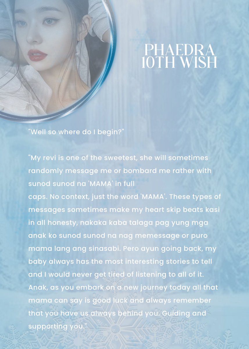 Winter Fall in August: Revien’s 18th Frozen Dream tweet media