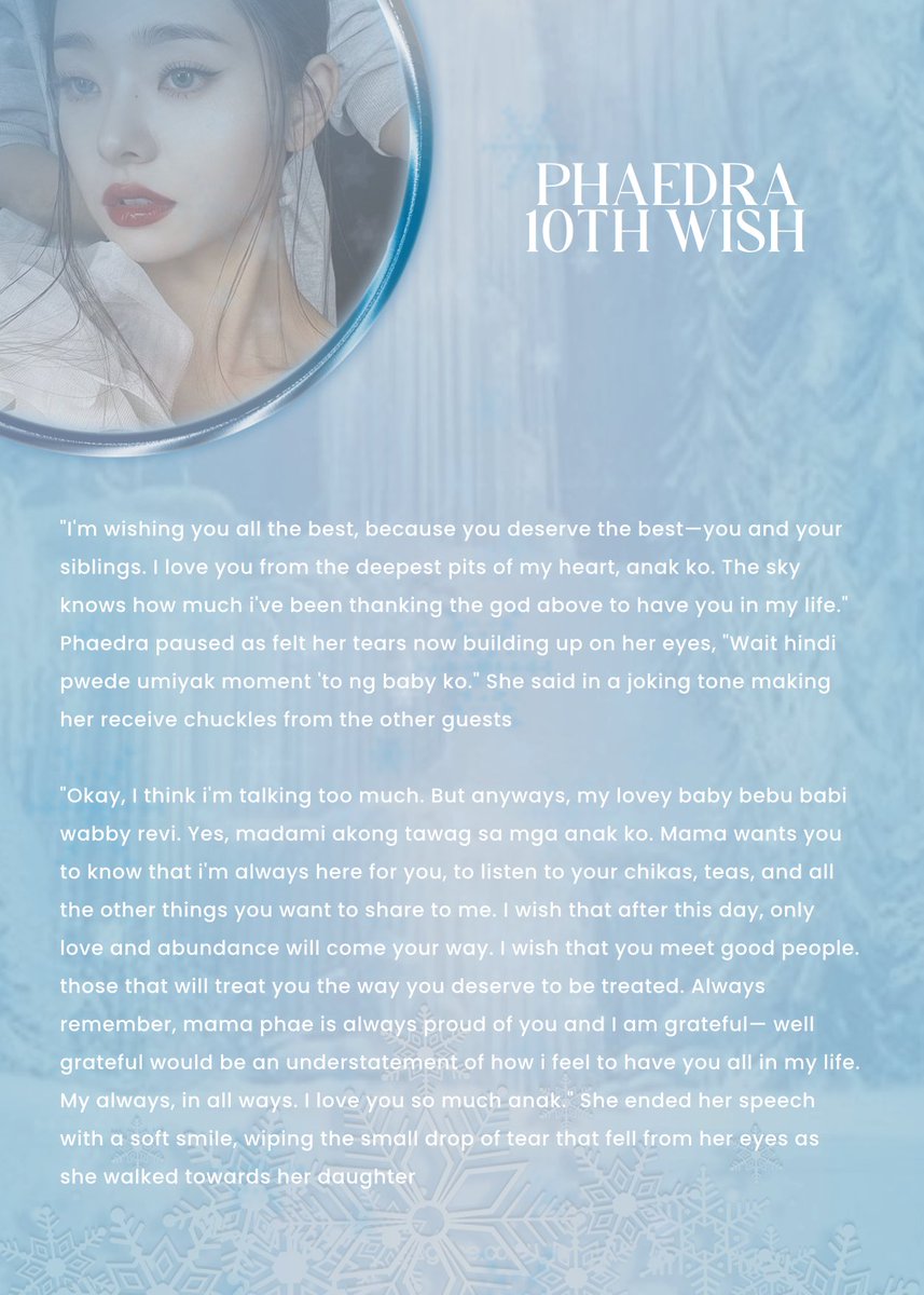 Winter Fall in August: Revien’s 18th Frozen Dream tweet media