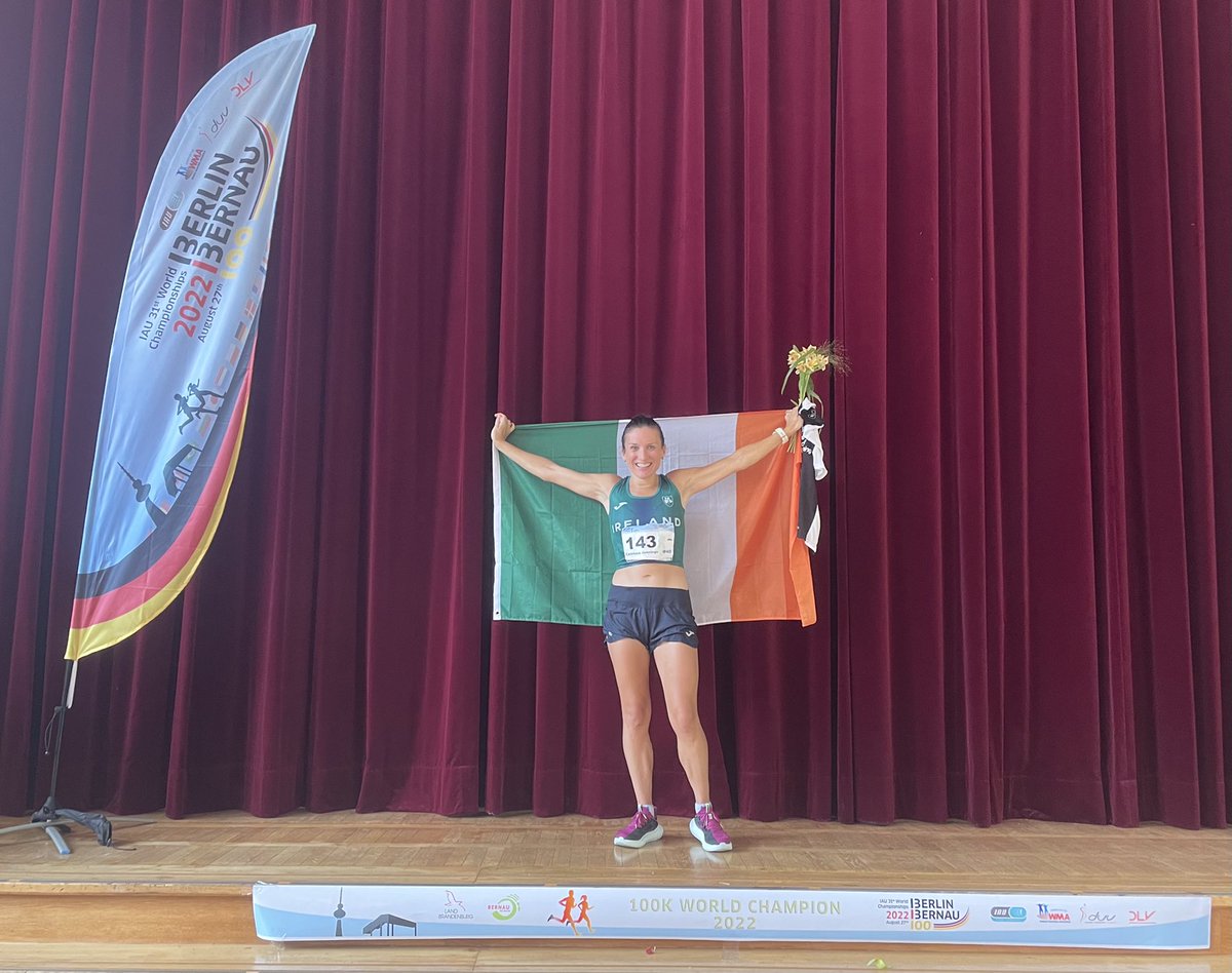 johnoregan777's tweet photo. Congratulations to 
Caitriona Jennings
3rd Place in the IAU 100Km World Championships.
1st Place World Masters 100Km

New National Record for 
50 Mile &amp; 100Km (TBC)

More details later
Yes!!!!!!!!!!!
#ultrarunning #irishultrarunning https://t.co/Mm3QyTmBOz