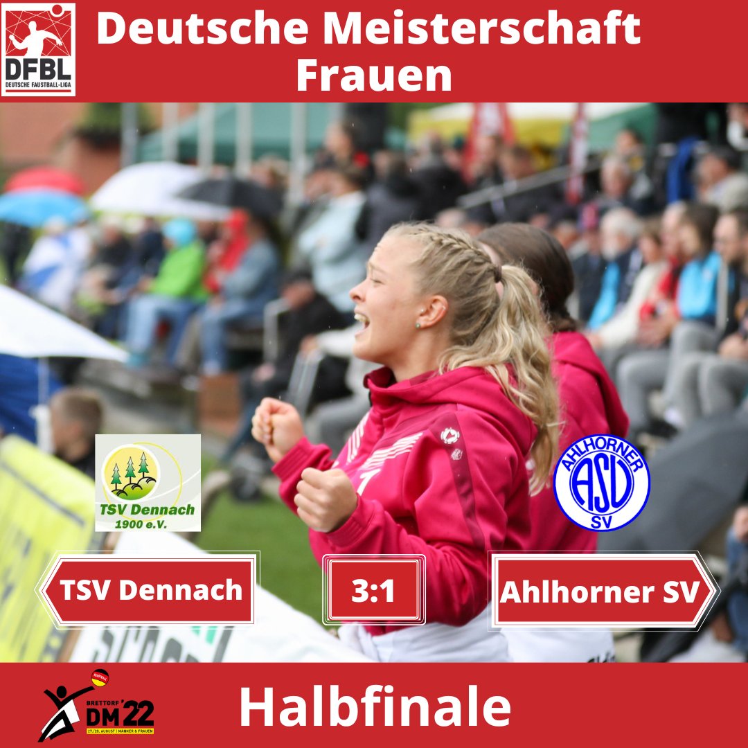 faustball_de's tweet photo. Der TSV Dennach steht nach einem 3:1 gegen den Ahlhorner SV im Finale der DM in Brettorf 🦩
https://t.co/YFEEnOKp0M
#faustball #fistball #punhobol #sport #team #sports #dfbl #brettorf #faustballdm22 📸 DFBL/Uwe Spille https://t.co/oWJSwrbg3s