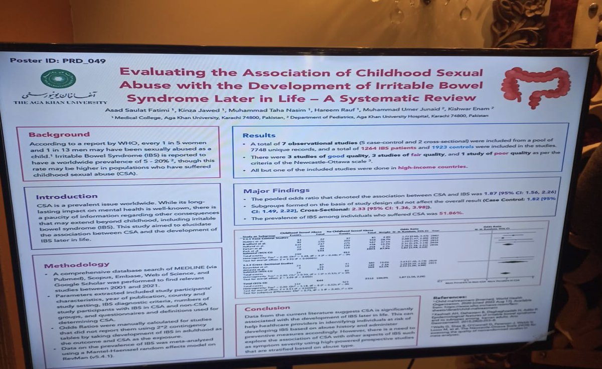 kishwarenam's tweet photo. Poster presentations on #childabuse by our brilliant Drs & students of @CPS_AKU at #ChildPowerBuildingFutures
#ResearchWeek @AKUGlobal
@FyezahJehan
@FatimaMirPedsID
@laila_ladak
@drSanaSaaed
@sidraishaque
@imran_nisar
@AsadFatimi
@zainabhashmi11
#UmerJunaid
#SarimDawar https://t.co/1ZC7rgpoks