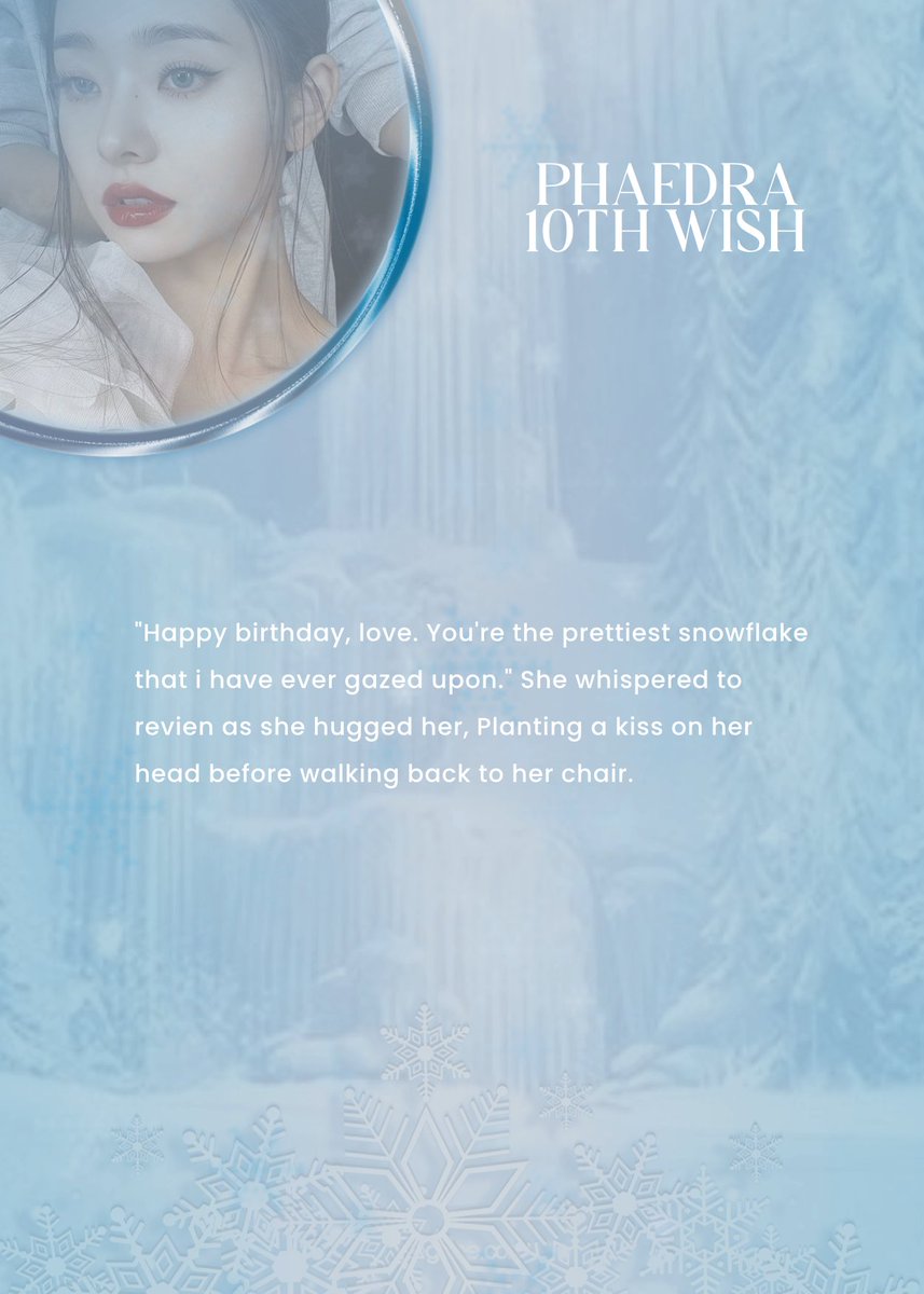 Winter Fall in August: Revien’s 18th Frozen Dream tweet media