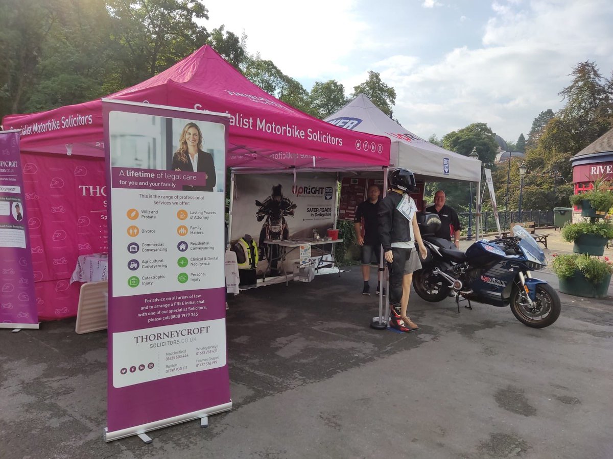 UpRight-Derbyshire Police Motorbike Safety (@uprightderbys) on Twitter photo We are in #MatlockBath today with our friends from <a href="/thorneycroft_uk/">Thorneycroft Solicitors</a> .
We’ve loads of stuff to give away and you can also buy tickets for our raffle. Which will be drawn at our #BikersBreakfast on 17th Sept - all proceeds from the raffle go to the #AirAmbulance
Come and say hi. We are in #MatlockBath today with our friends from <a href="/thorneycroft_uk/">Thorneycroft Solicitors</a> .
We’ve loads of stuff to give away and you can also buy tickets for our raffle. Which will be drawn at our #BikersBreakfast on 17th Sept - all proceeds from the raffle go to the #AirAmbulance
Come and say hi.