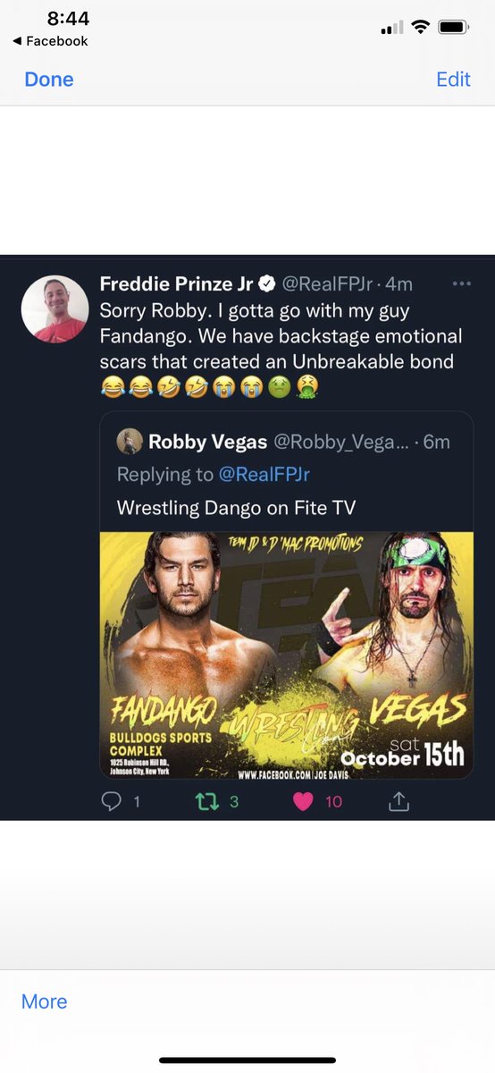 JoeDavis24's tweet photo. @RealFPJr … wanna be the ref?  We can make that happen… HMU https://t.co/GZYkd2FeN3