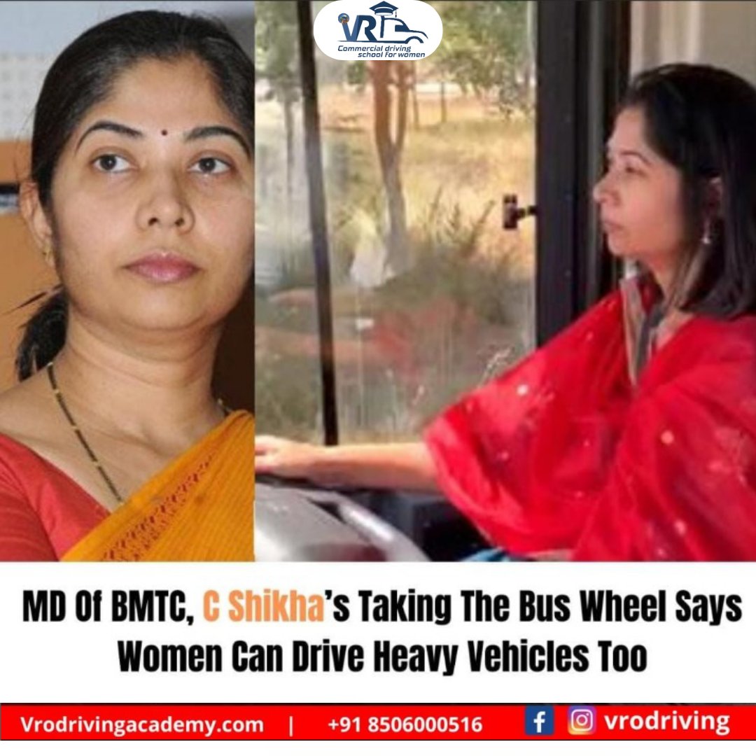 Vrodriving's tweet photo. BMTC MD C Shiksha drove a bus to check the buses for procurement. while shr drew flak for the same, she is also an inspiration to women to get their license for heavyweight vehicles
Contact Us- +91 8506000516
#womendriving #womenatwheels #womendrivers #heavyvehicles #vrodriving https://t.co/lALOFDAxyR