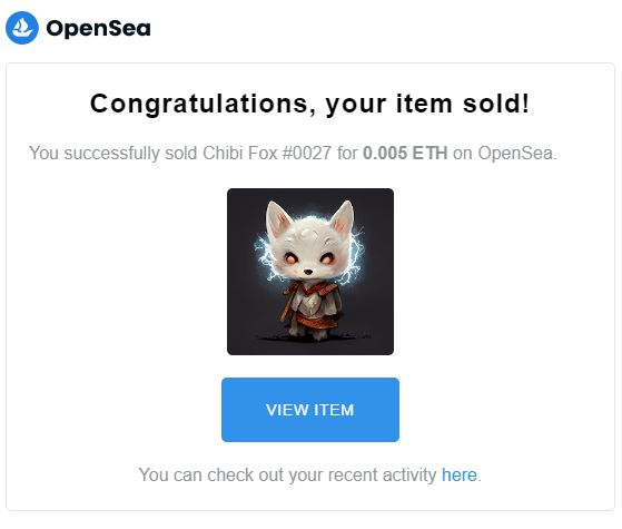 ShinTin77's tweet image. 🚨Today is a big surprise😱😱😱😱

My Chibi Fox has been sold to @Satochi68, Welcome to Chibi Fox Family

This is really shocking news to me, Thank you so much for your purchase and support.💪💪Shed tears of happiness!😭

#AmazingWeekend #NFT #NFTCommunity