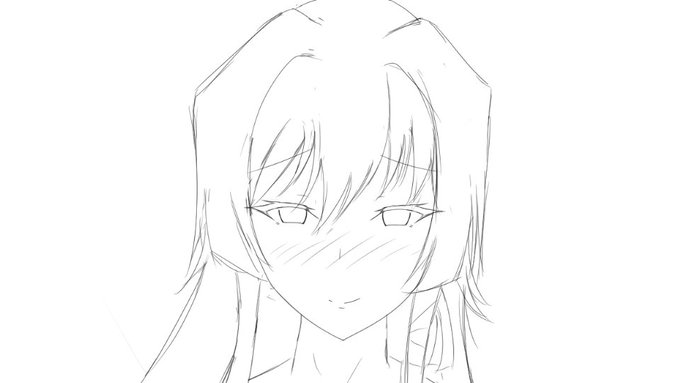 今回顔良く描けてる気がする・・!😌 