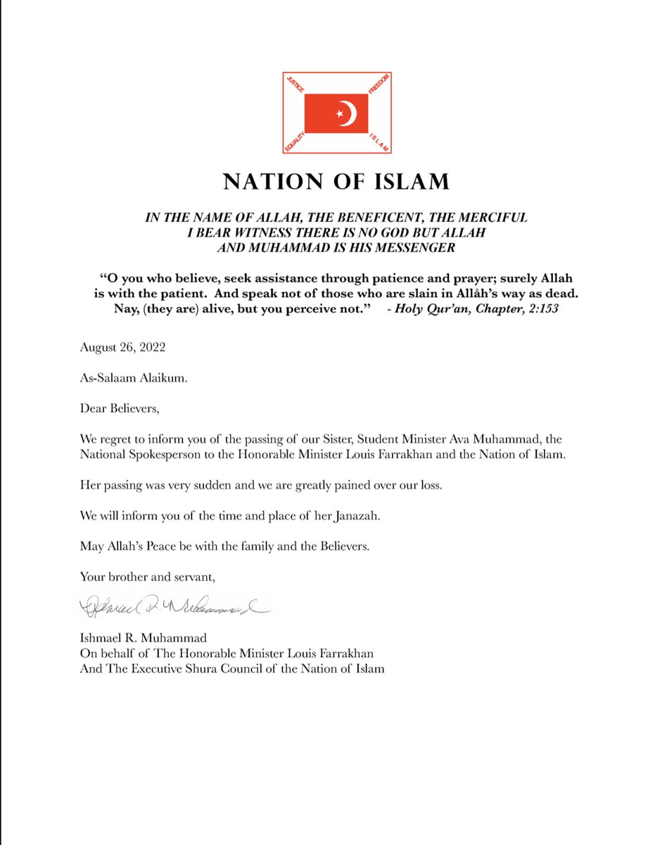 Ishmael Muhammad tweet media