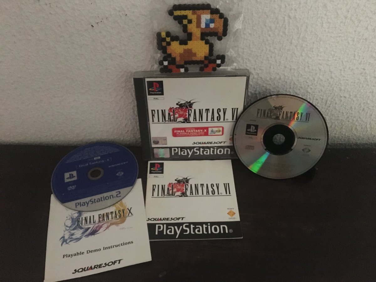 KaaliyaGamer's tweet photo. Since FFVI wasn't included in the European Edition of FFAnthology, it was later released as a stand-alone and brought as a bonus a playable demo of FFX.
#ffvi #ff6 #finalfantasyvi #ffx #finalfantasy #squareenix #gamer #finalfantasygamers #ffgirl #rpg
@finalfantasy @squareenix https://t.co/L86PXt96DO