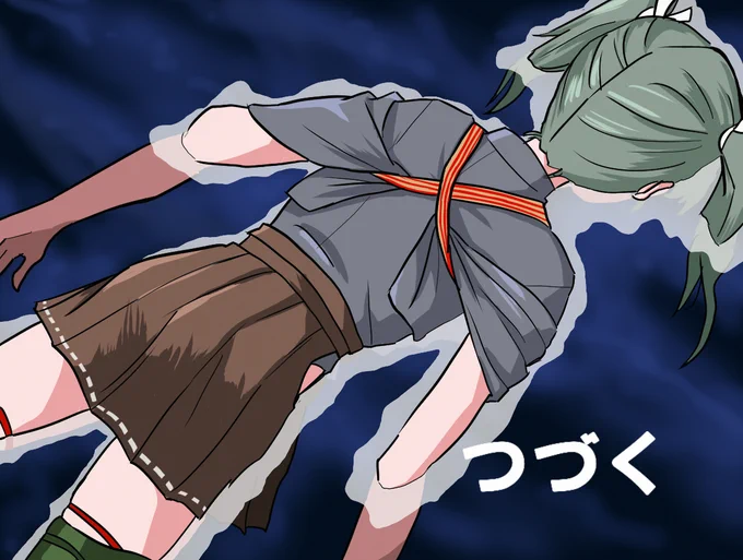 #自分の好きなキャラ一人の画像を四枚貼る 瑞鶴さん…今後は普通に可愛かったりカッコよかったりする絵を描きたい所存 
