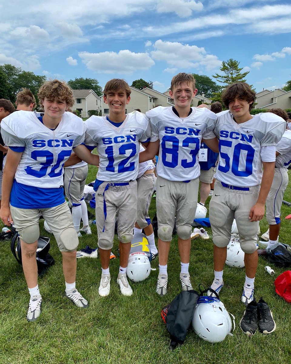 Big W against Palatine! Great first game boys!!🏈🙌🏼🖤💙 #scn #northstars <a href="/AidenDoherty25/">Aiden Doherty</a> <a href="/Fatrickdoherty/">Patrick Doherty</a>